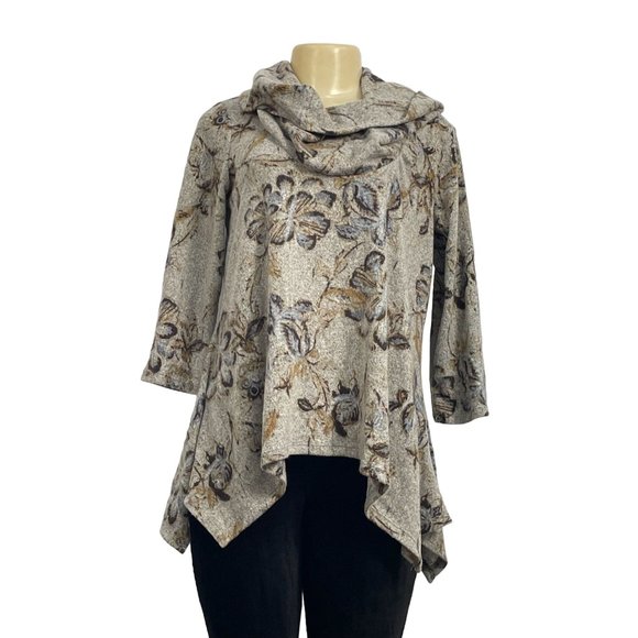 NWT New Direction Pullover Trendy Grey Size Medium Women's Sweeter - Picture 1 of 6